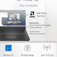 HP 14" LAPTOP AMD 3020E 2.6GHz | DDR4 RAM 4GB | eMMC 64GB or 128GB - Image 7
