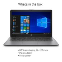 HP Stream LAPTOP 4GB 64GB CELERON 14" BLACK - Image 4