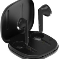 EARBUDS WIRELESS BLACK ULTRA THIN TOUCH CONTROL
