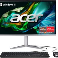 Acer Aspire C24 AIO Desktop | AMD Ryzen 3 7320U Quad-Core Processor| 23.8" Full HD IPS Display Black