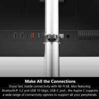 Acer Aspire C24 AIO Desktop | AMD Ryzen 3 7320U Quad-Core Processor| 23.8" Full HD IPS Display Black - Image 4