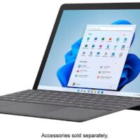 Microsoft Surface Go 3 - 10.5" Touchscreen - Intel® Pentium® Gold - 4GB Memory - 64GB eMMC - Device Only - Platinum - Image 3