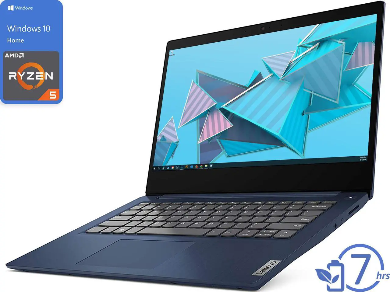 Lenovo IdeaPad 3, 14" FHD Display, AMD Ryzen 5 3500U Upto 3.7GHz, 8GB RAM, 256GB NVMe SSD, Vega 8, HDMI, Card Reader, Wi-Fi, Bluetooth, Win10 Home
